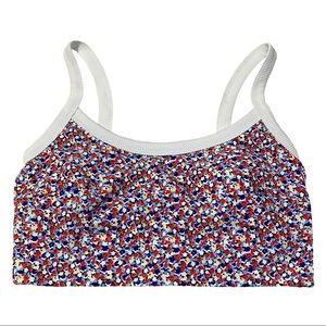 Floral Print Bikini Top